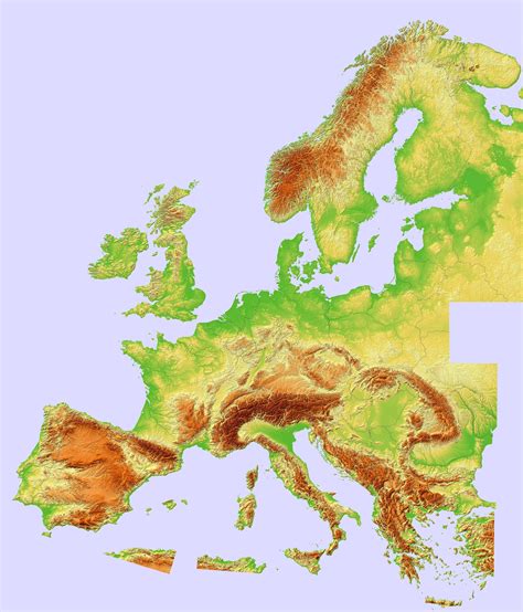 歐洲 地形|Geography of Europe